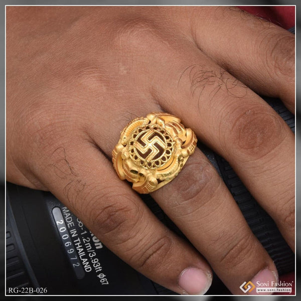 Men's Fahrner Swastika Ring .835 | Third Reich Silver Items | For Sale Items